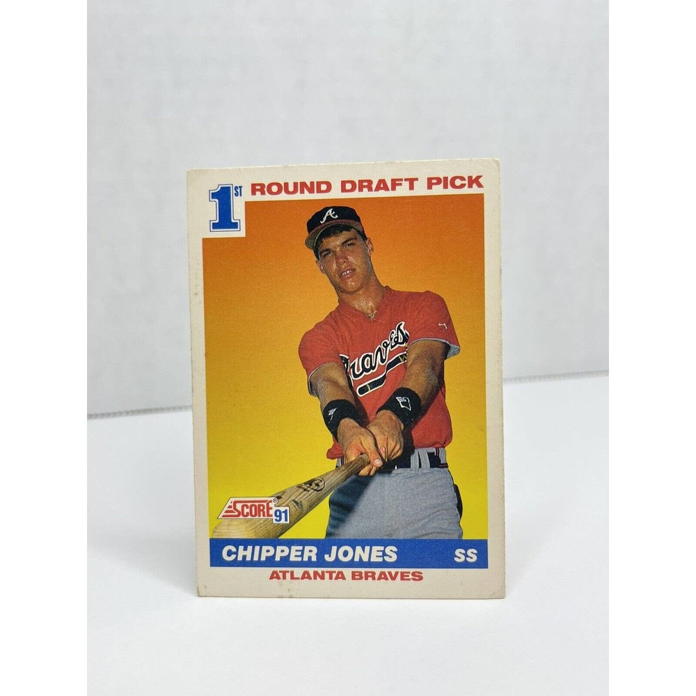 1991 SCORE #671 CHIPPER JONES BRAVES